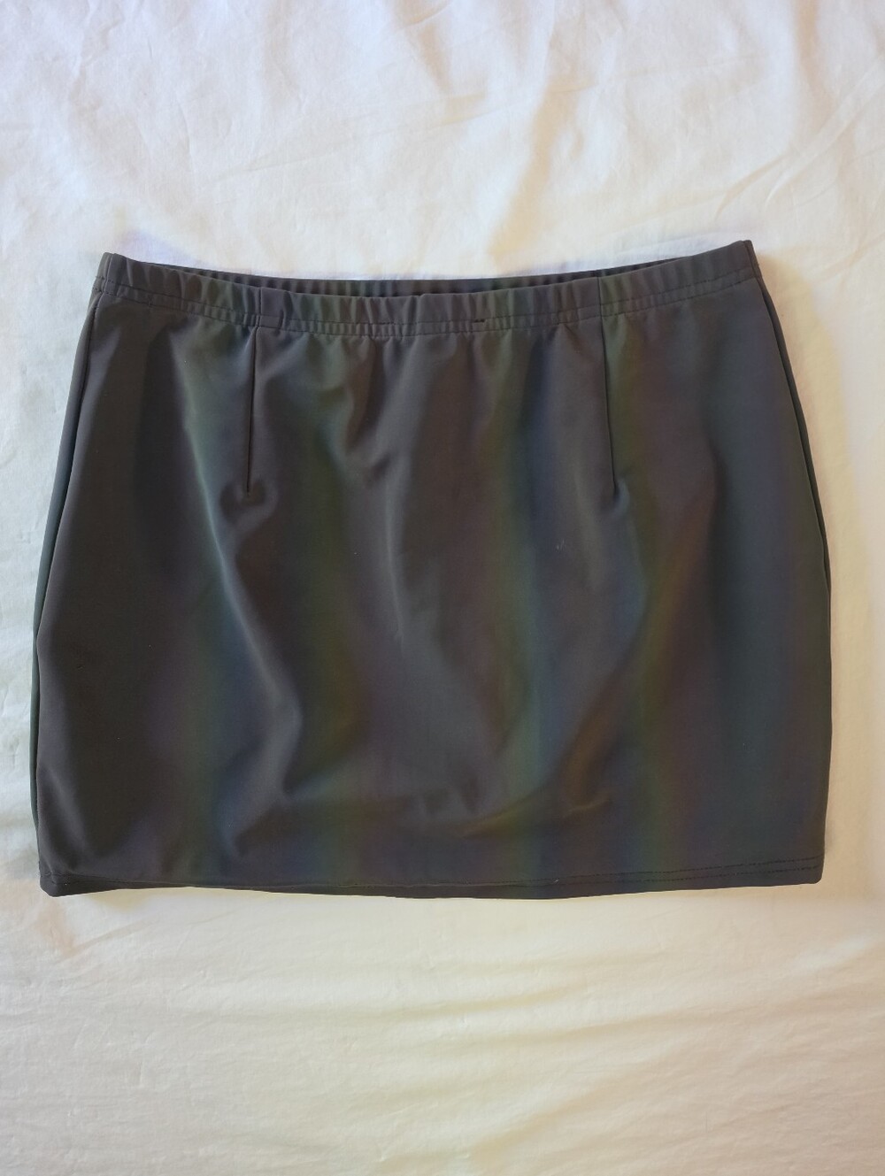 Club Exx Dolls Kill Rainbow Reflective Mini Skirt S Oil Slick Iridescent Rave - Picture 8 of 8